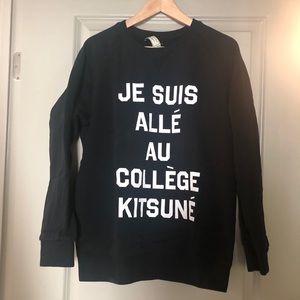 Kitsune black sweatshirt